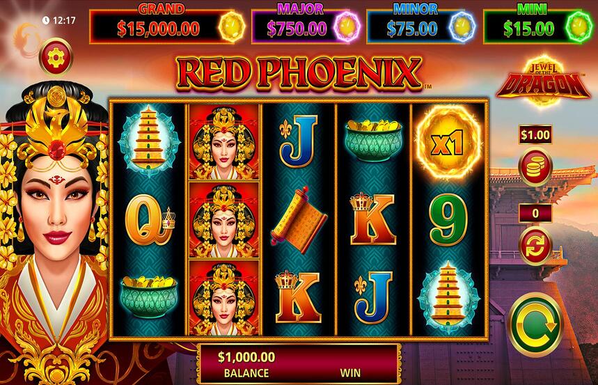 Jewel of the Dragon Red Phoenix