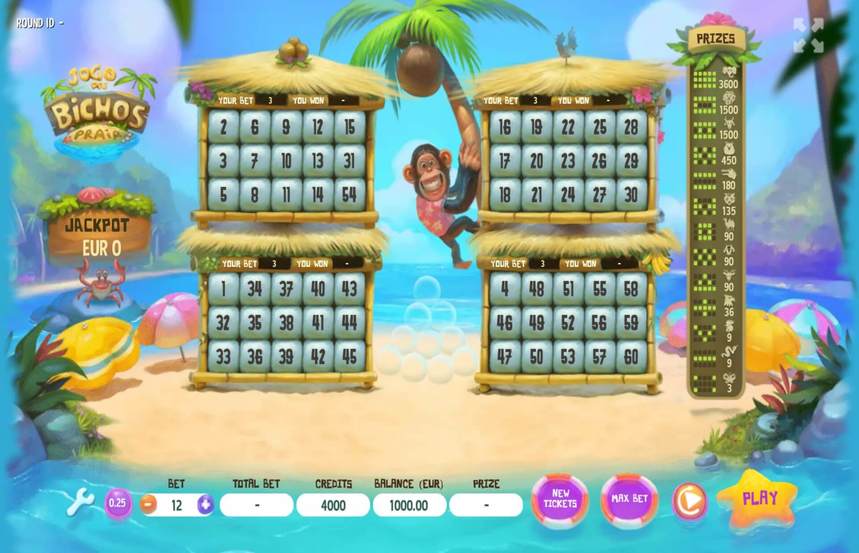 Jogo dos Bichos Praia