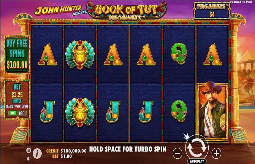 John Hunter And The Book Of Tut Megaways