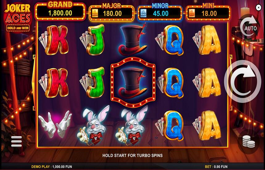 Joker Aces Hold And Win