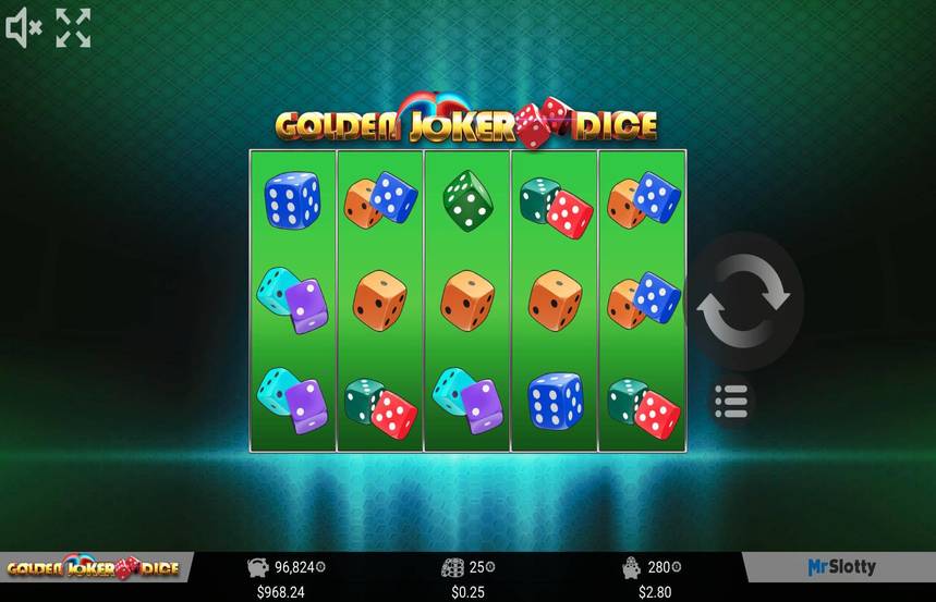 Joker Dice Golden