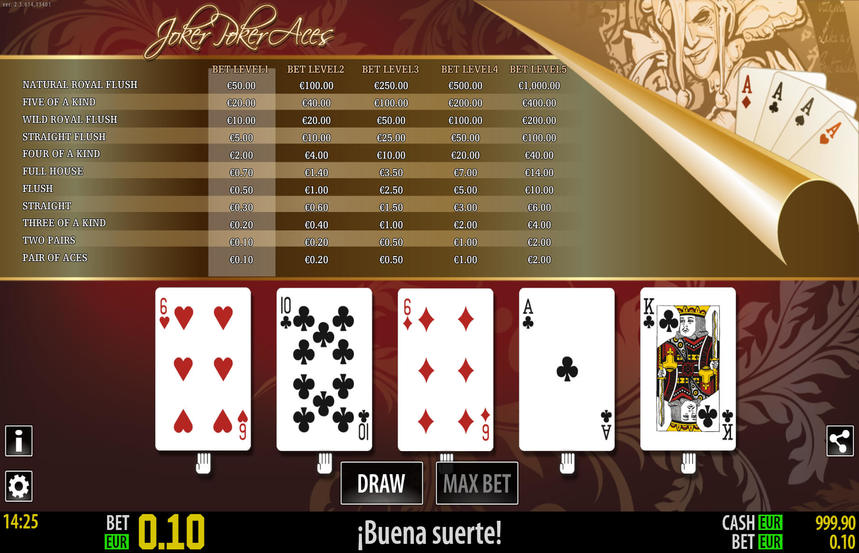 Joker Poker Aces