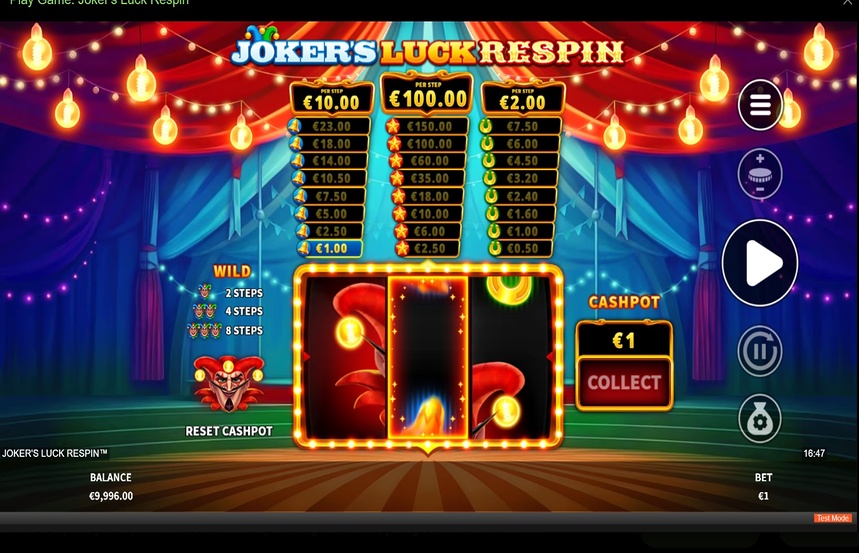 Jokers Luck Respin