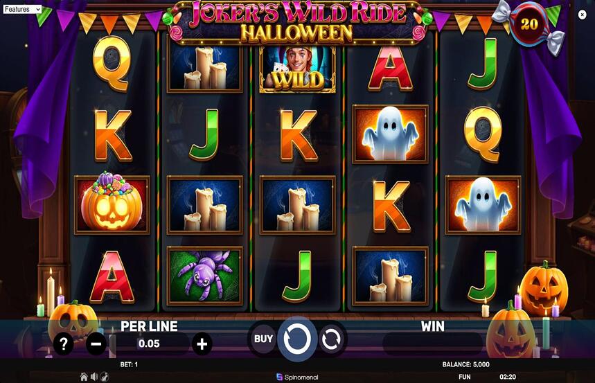 Jokers Wild Ride Halloween