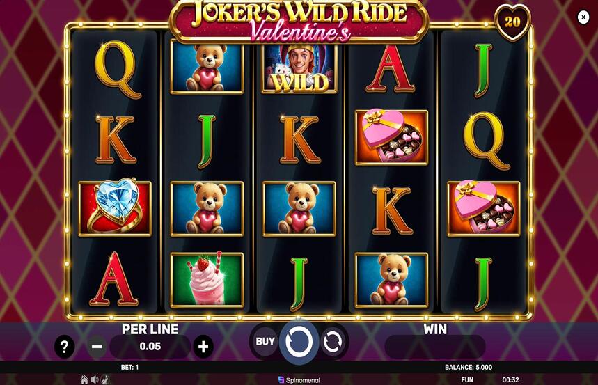 Jokers Wild Ride Valentines