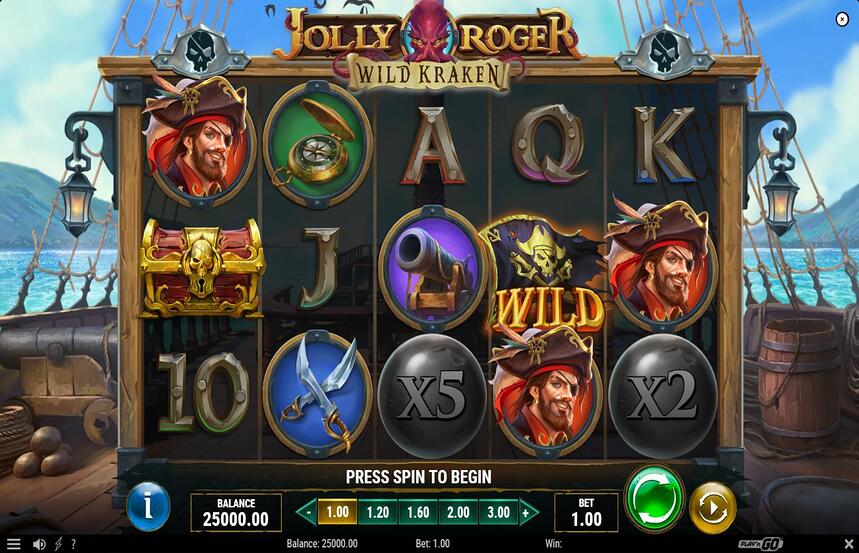 Jolly Roger Wild Kraken