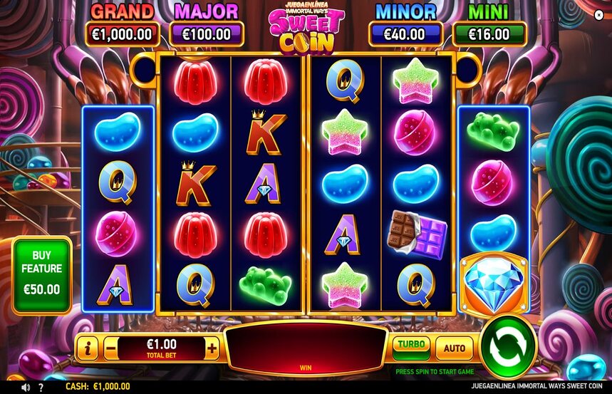 JuegaenLinea Immortal Ways Sweet Coin