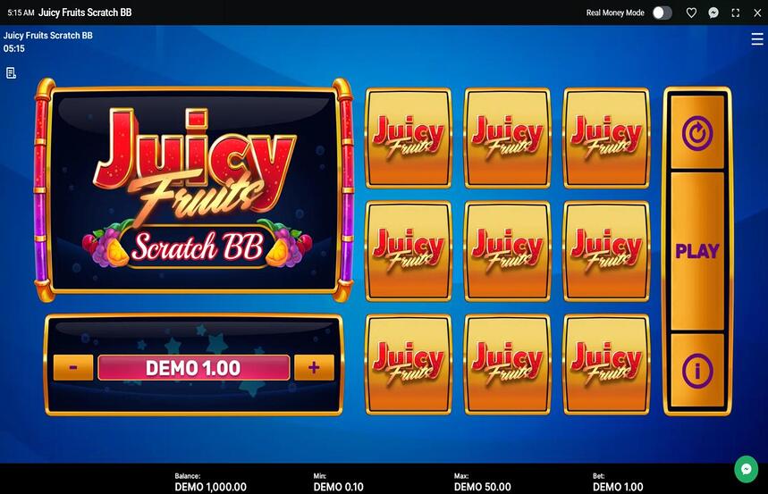 Juicy Fruits Scratch BB