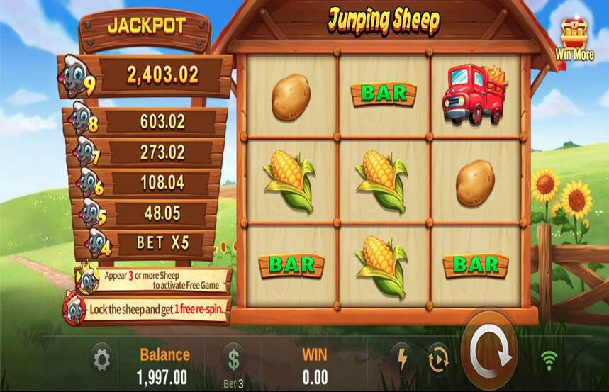 Jumping Sheep