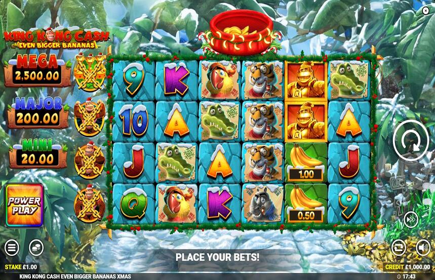 King Kong Cash Even Bigger Bananas Power Play