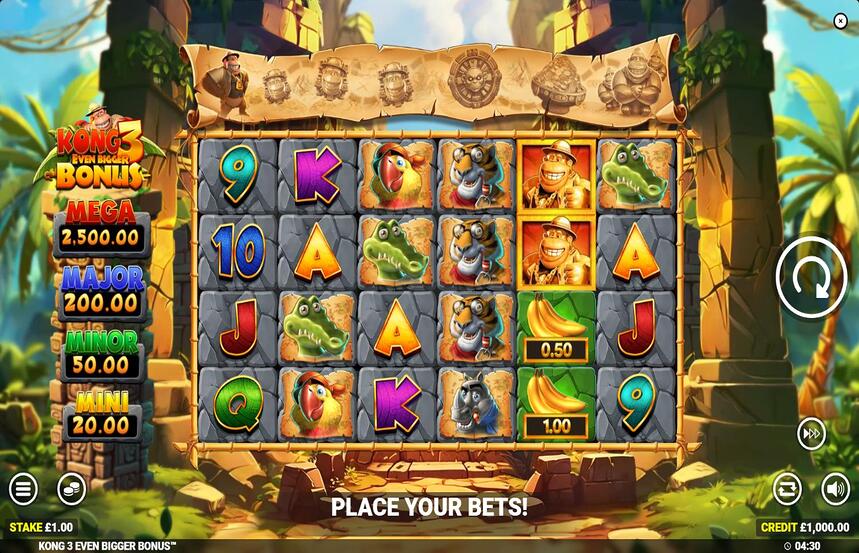 Kong 3 Even Bigger Bonus