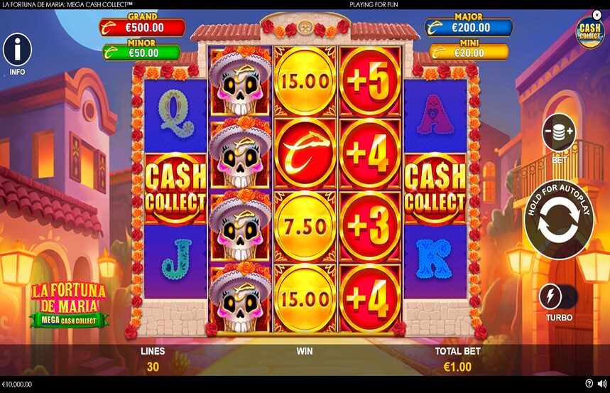 La Fortuna de Maria Mega Cash Collect
