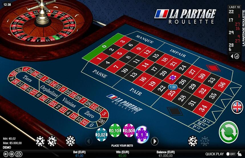 La Partage Roulette