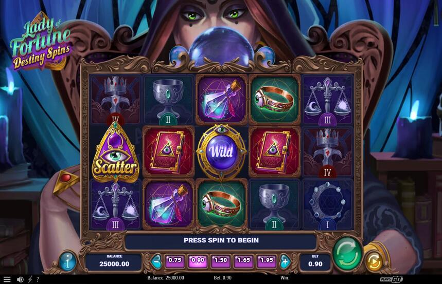 Lady of Fortune Destiny Spins
