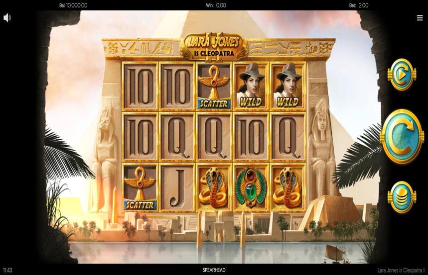 Lara Jones is Cleopatra 2