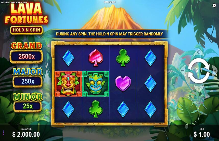Lava Fortunes Hold n Spin