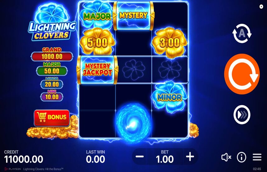 Lightning Clovers Hit the Bonus