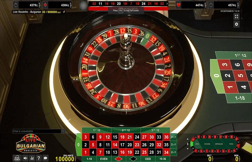 Live Roulette Bulgarian