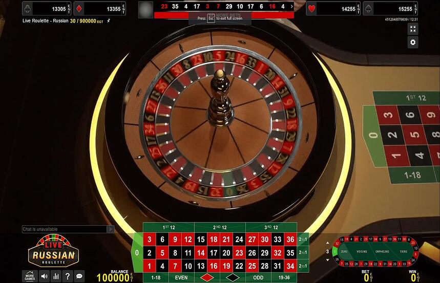 Live Roulette Russian