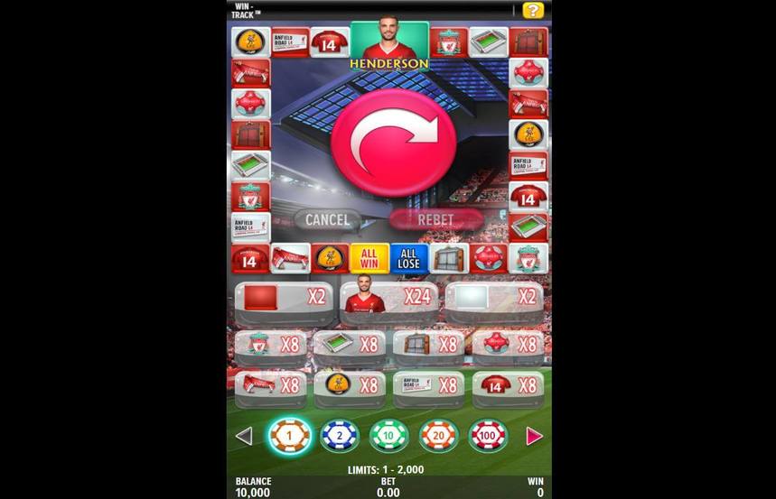 Liverpool Football Club Roulette