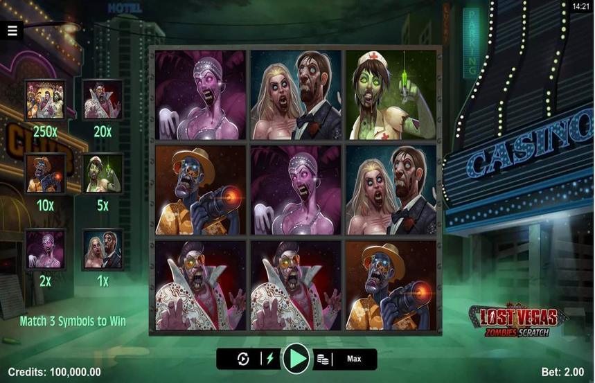 Lost Vegas Zombies Scratch