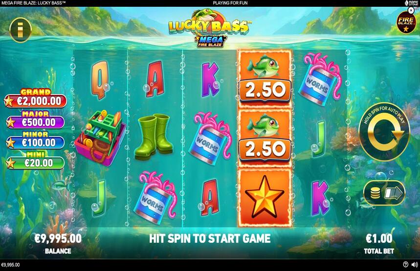 Lucky Bass Mega Fire Blaze