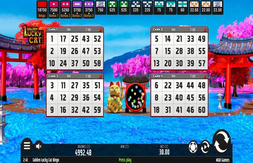 Lucky Cat Bingo