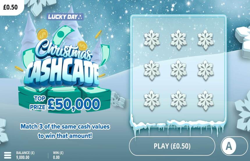 Lucky Day Christmas Cashcade