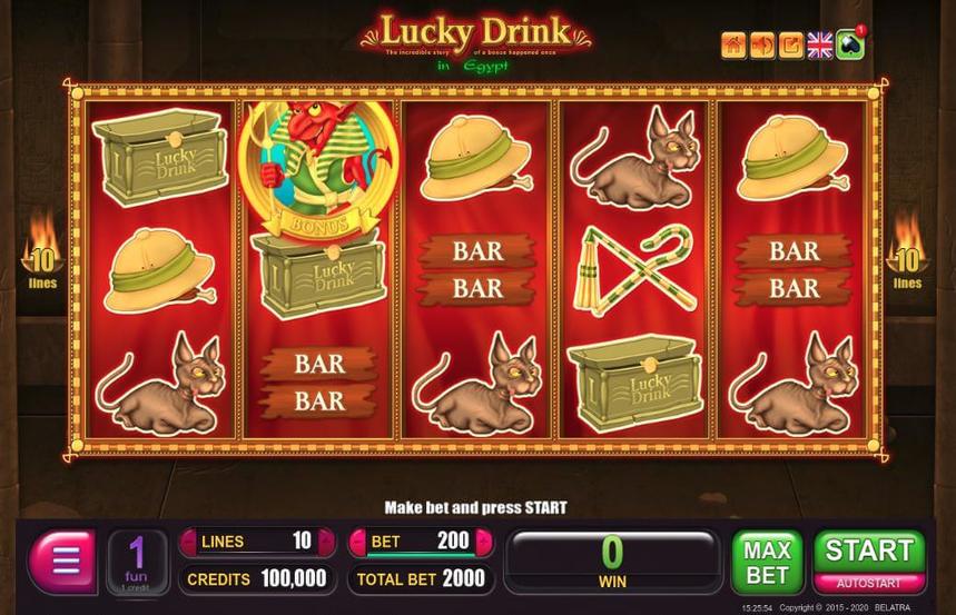 Lucky Drink in Egypt