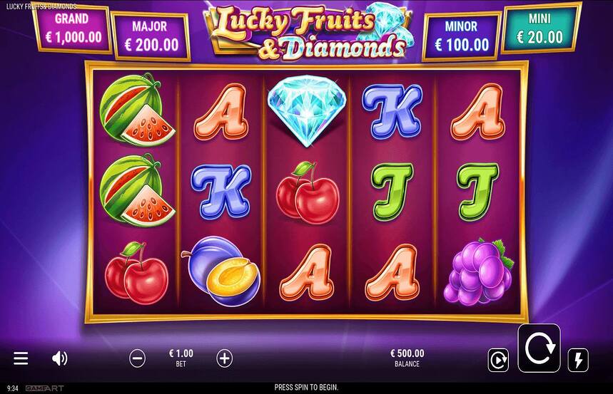 Lucky Fruits and Diamonds
