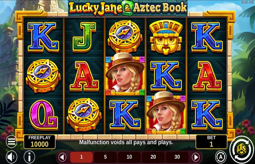 Lucky Jane and Aztec Book