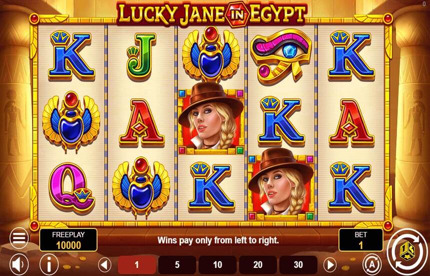 Lucky Jane in Egypt