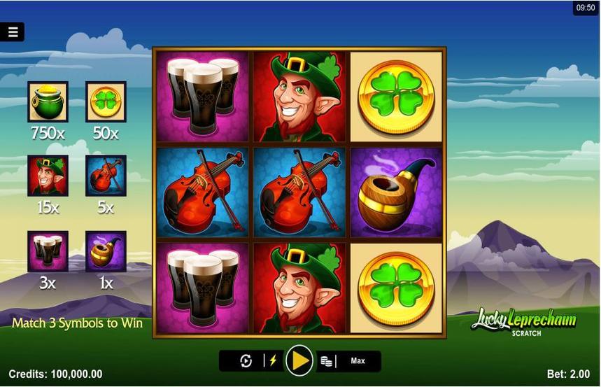 Lucky Leprechaun Scratch