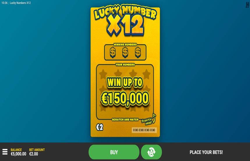 Lucky Number x12