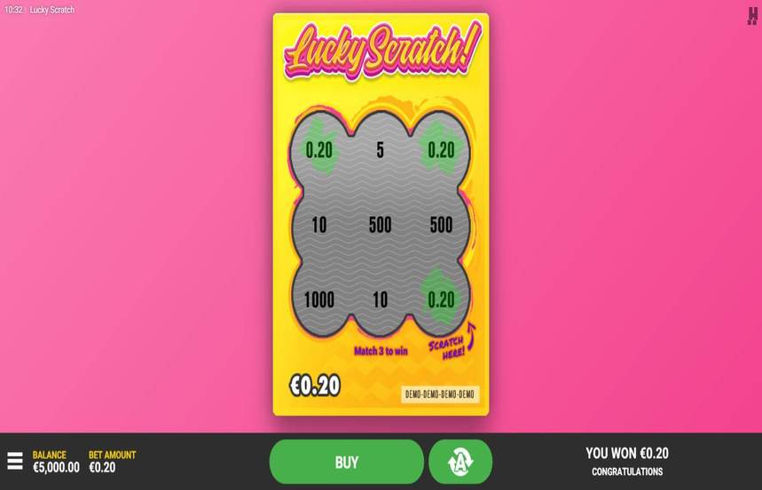Lucky Scratch Hacksaw Gaming