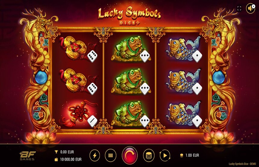 Lucky Symbols Dice