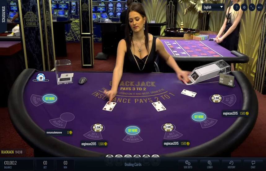 LuckyStreak Blackjack