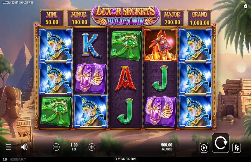 Luxor Secrets Hold n Win