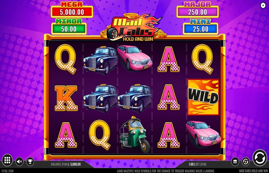 Mad Cabs Hold and Win