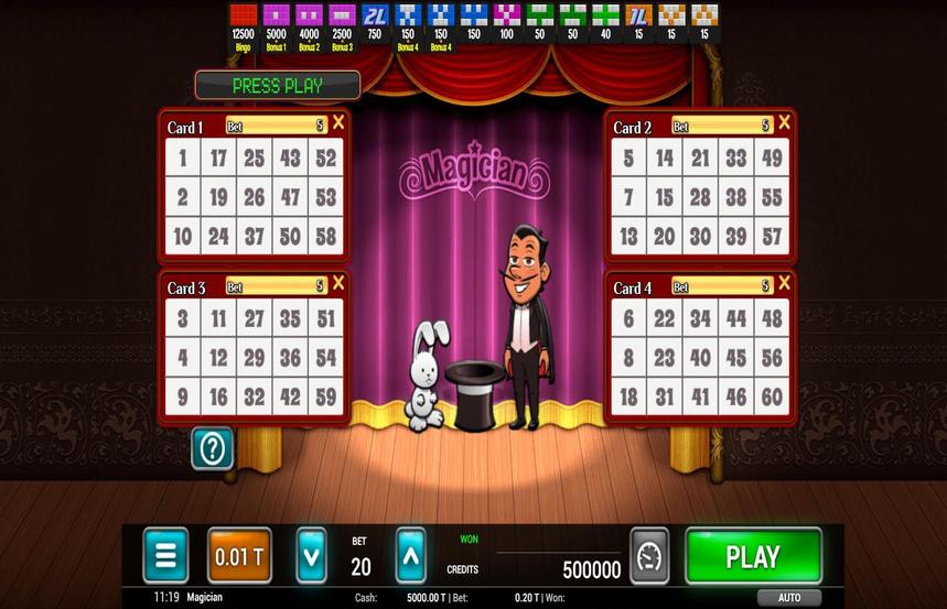 Magician Bingo