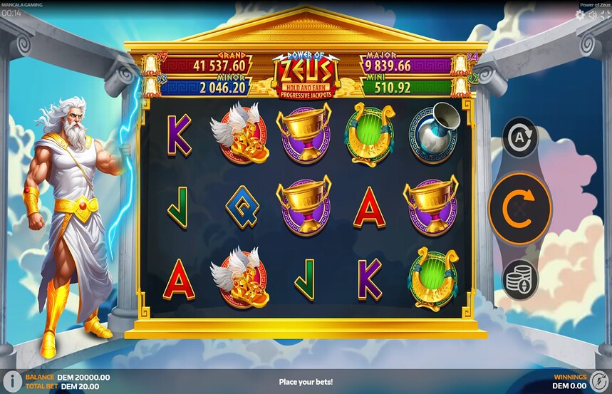 Mancala Gaming Power of Zeus
