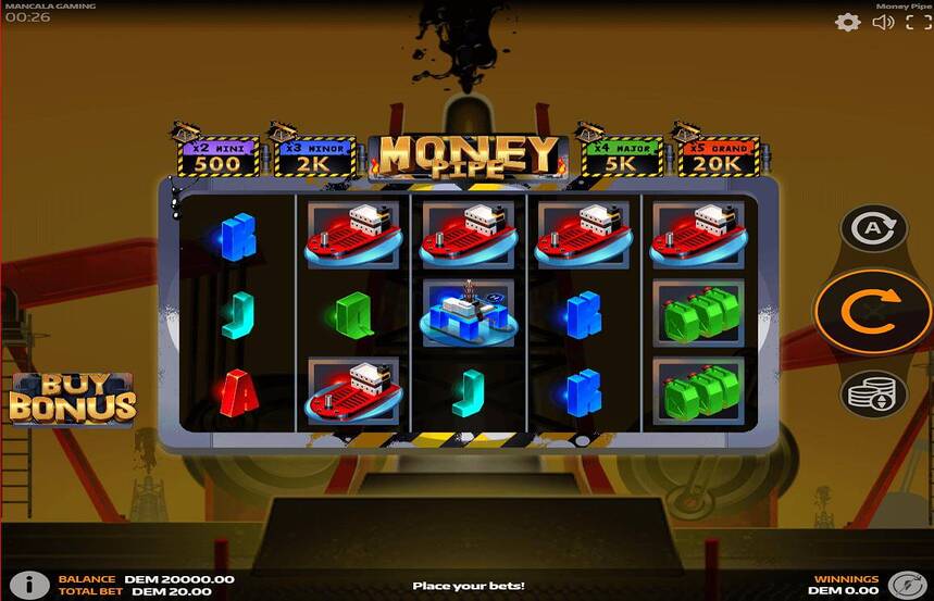 Mancala Money Pipe