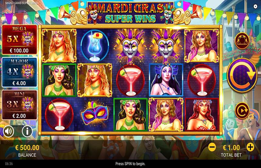 Mardi Gras Super Wins