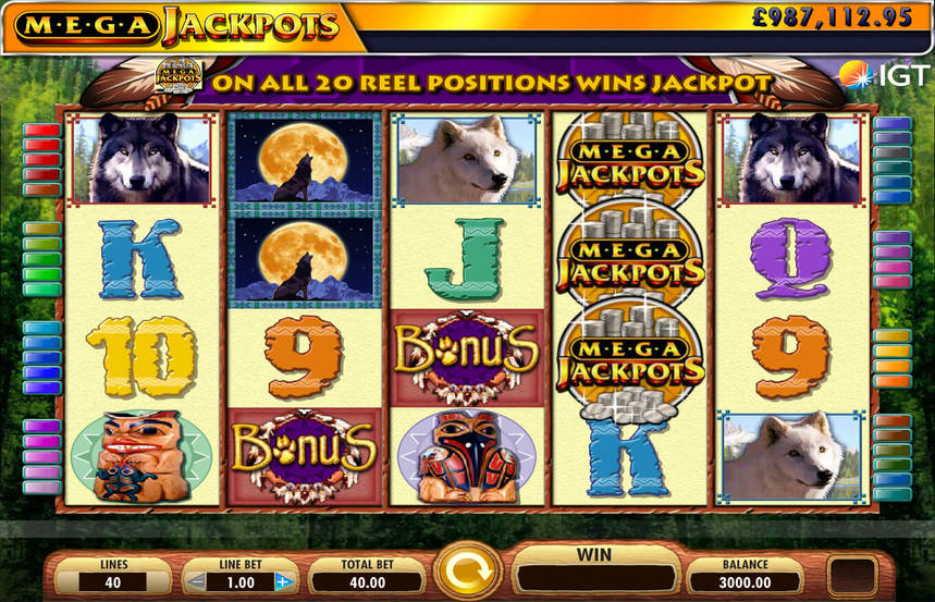 Mega Jackpots Wolf Run