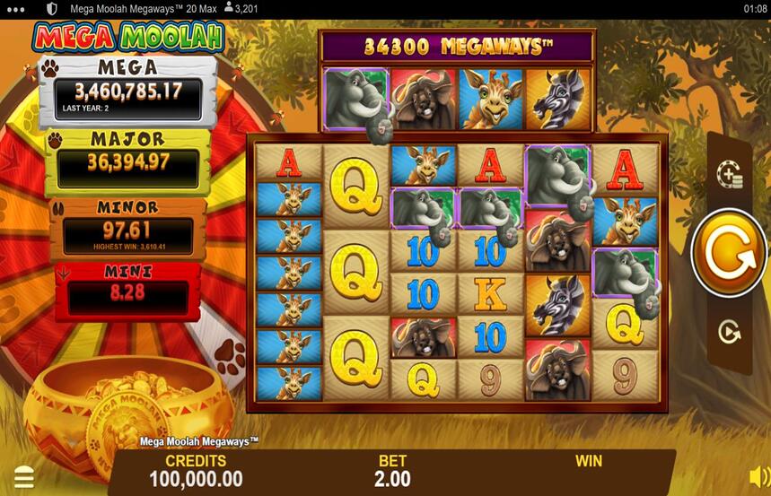 Mega Moolah Megaways