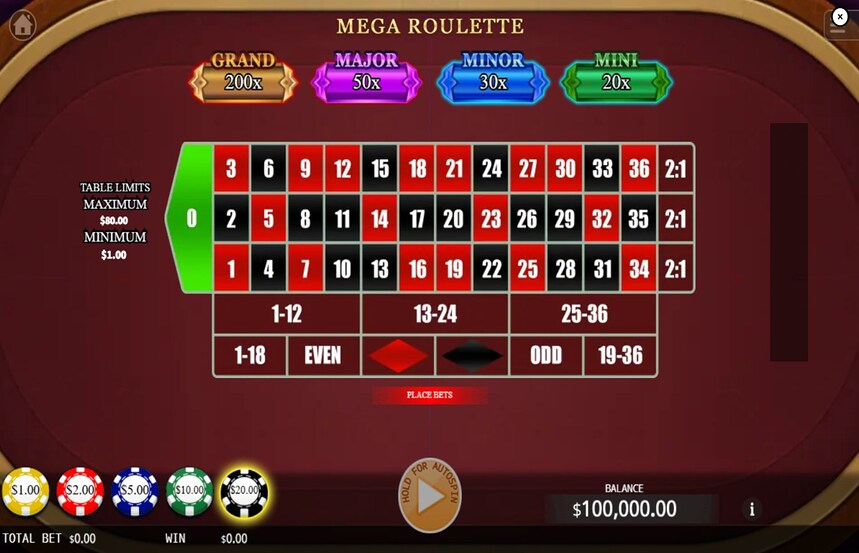 Mega Roulette