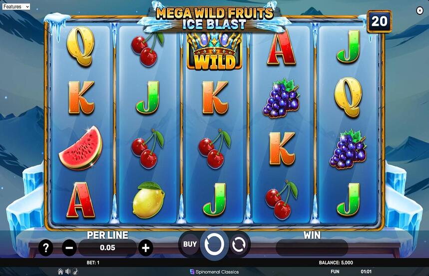 Mega Wild Fruits Ice Blast