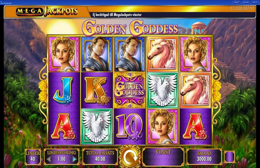 MegaJackpots Golden Goddess