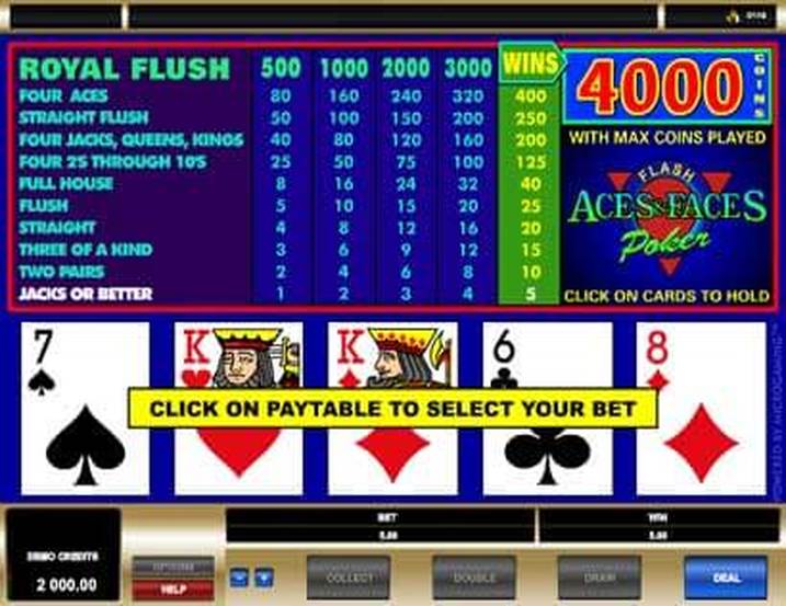 MicroGaming Aces and Faces