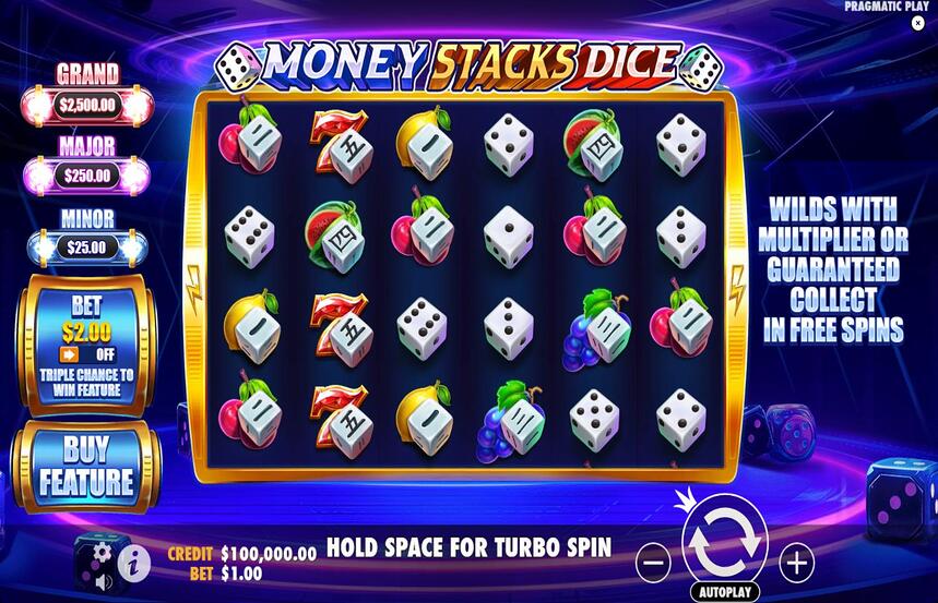 Money Stacks Dice